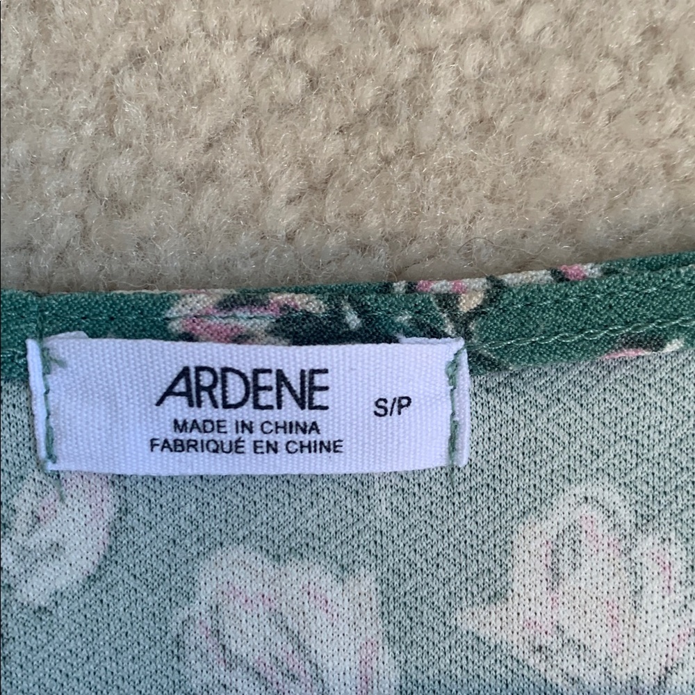 NWOT Ardene Green Floral Romper | Size S - Picture 4 of 5